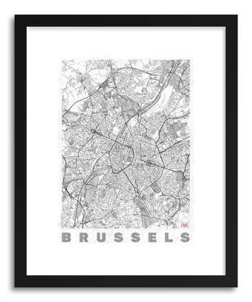 Art print BR Brussels by artist Hubert Roguski