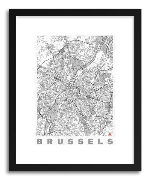 Art print BR Brussels by artist Hubert Roguski