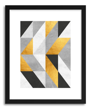 Fine art print Costa_Gray and Gold Pattern II by artist Vitor Costa