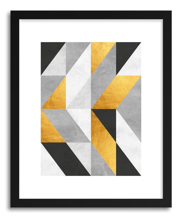 Fine art print Costa_Gray and Gold Pattern II by artist Vitor Costa