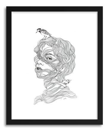 Fine art print Rapunzel by artist Jenny Liz Rome