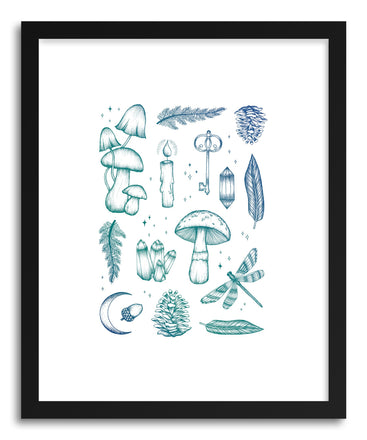 Fine art print Enchanted Forest by artist Barlena Hollaus