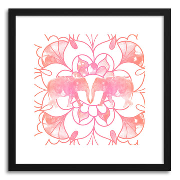 Fine art print Elephant Mandala by artist Rui Faria