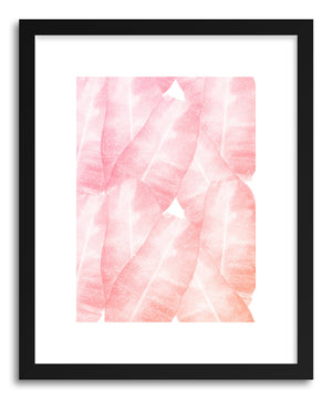 Fine art print Banana Leaves PInk by artist Rui Faria