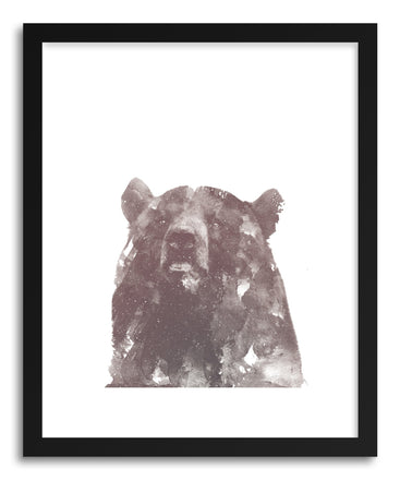 Fine art print Winter Bear by artist Rui Faria