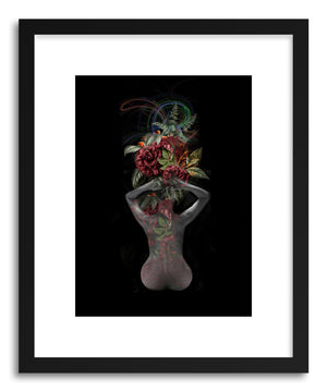 Fine art print Embosed Vase by artist Tania Amrein