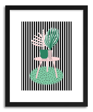 Fine art print Stripe Interior by artist Linda Gobeta