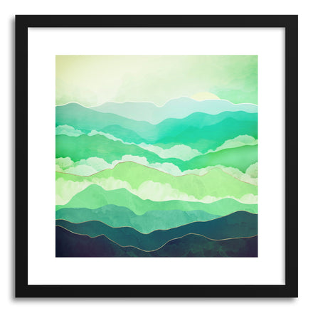 Art print Emerald Spring by artist Spacefrog Designs