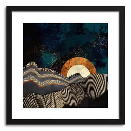 Art print Gold and Silver Fields by artist Spacefrog Designs