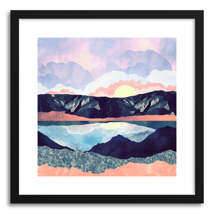 Art print Lake Reflection by artist Spacefrog Designs