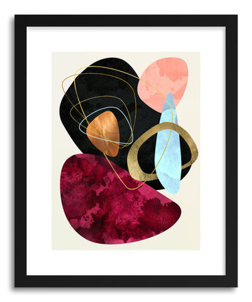 Art print Abstract Pebble II by artist Spacefrog Designs