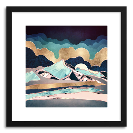 Art print Indigo Spring by artist Spacefrog Designs