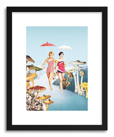 Art print Let's Pretend We're Mushrooms by artist Maarten Leon