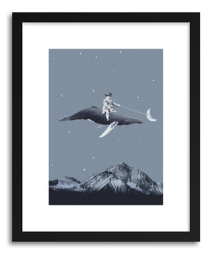 Art print Aim For The Moon by artist Maarten Leon