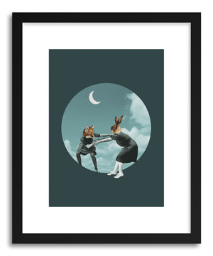 Art print Chase The Night by artist Maarten Leon