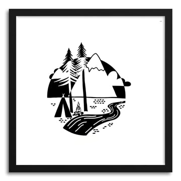 Fine art print Campground by artist Peggy Dean