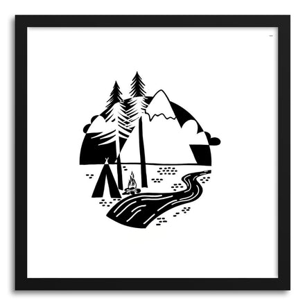 Fine art print Campground by artist Peggy Dean