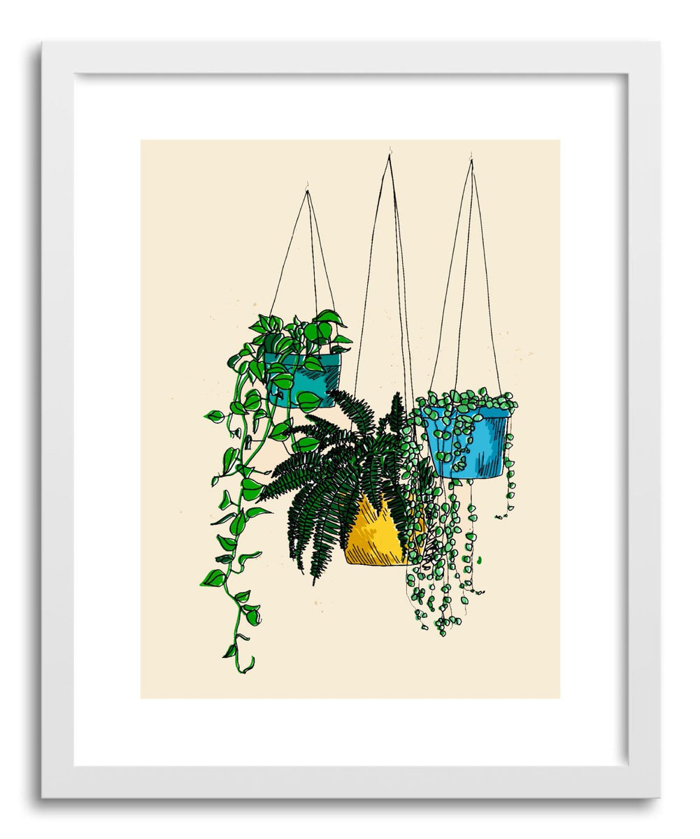 Fine art print Hanging Plants by artist Peggy Dean – Art Crate