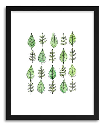 Fine art print Leaf Taxonomy by artist Peggy Dean