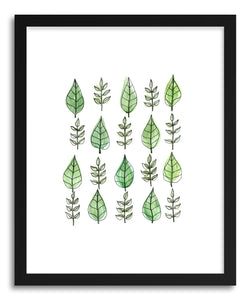 Fine art print Leaf Taxonomy by artist Peggy Dean
