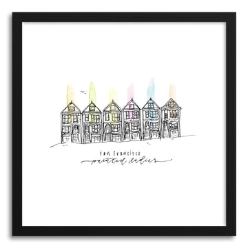 Fine art print Painted Ladies San Francisco by artist Peggy Dean