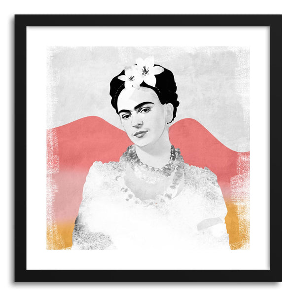 Fine art print Frida Kahlo Loves Colors by artist Susu Stolle