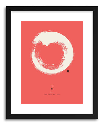 Fine art print Enso Red by artist Thoth Adan