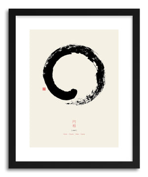Fine art print Enso White by artist Thoth Adan