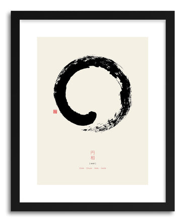 Fine art print Enso White by artist Thoth Adan