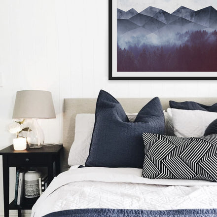 Art Crate Winter Glory bedroom framed black piece
