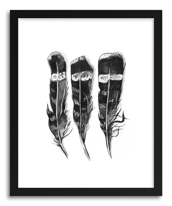 Fine art print Hawk Feathers by artist Amanda Paulson