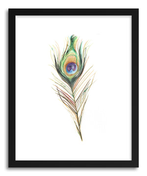 Fine art print Peacock Feather by artist Amanda Paulson