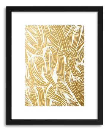 Art print Gold Organic Pattern by artist Cat Coquillette