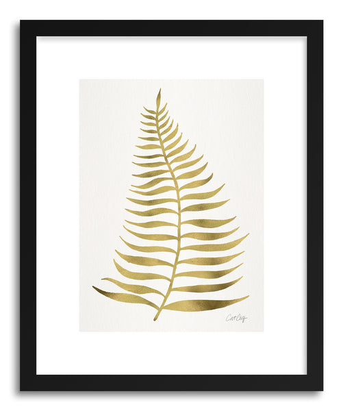 Art print Gold Palm Leaf by artist Cat Coquillette