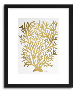 Art print Gold Coral by artist Cat Coquillette