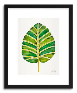 Art print Green Alocasia by artist Cat Coquillette