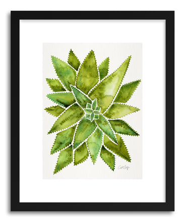Art print Green Aloe Vera by artist Cat Coquillette