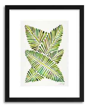 Art print Green Banana Leaves by artist Cat Coquillette
