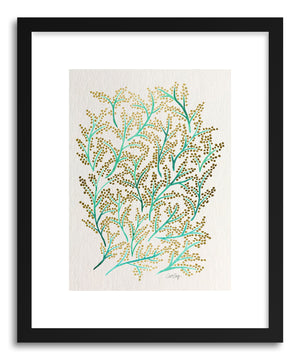 Art print Green Gold Branches by artist Cat Coquillette