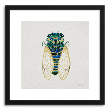 Fine art print Cicada Gold Multi by artist Cat Coquillette