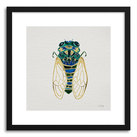 Fine art print Cicada Gold Multi by artist Cat Coquillette