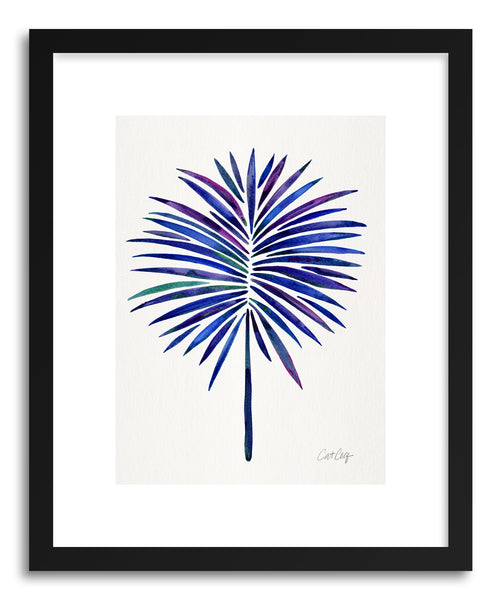 Art print Indigo Fan Palm by artist Cat Coquillette