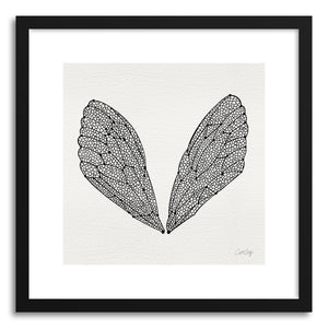 hide - Art print Cicada Wings Black by artist Cat Coquillette on fine art paper