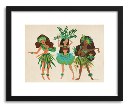 Art print Luau Girls Beige by artist Cat Coquillette