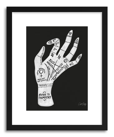Art print Palmistry White by artist Cat Coquillette
