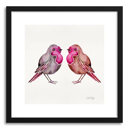 Art print Pink Birds by artist Cat Coquillette