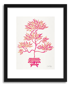 Art print Pink Bonsai by artist Cat Coquillette