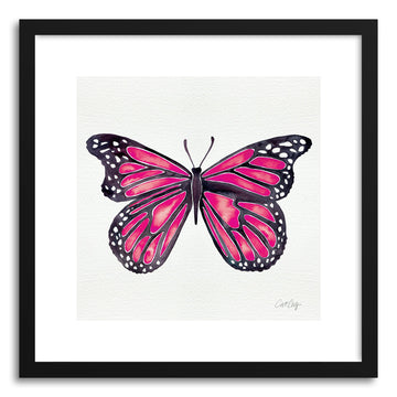 Art print Pink Butterfly by artist Cat Coquillette