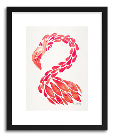 Art print Pink Flamingo by artist Cat Coquillette