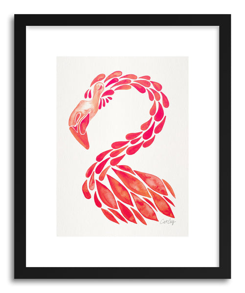 Art print Pink Flamingo by artist Cat Coquillette